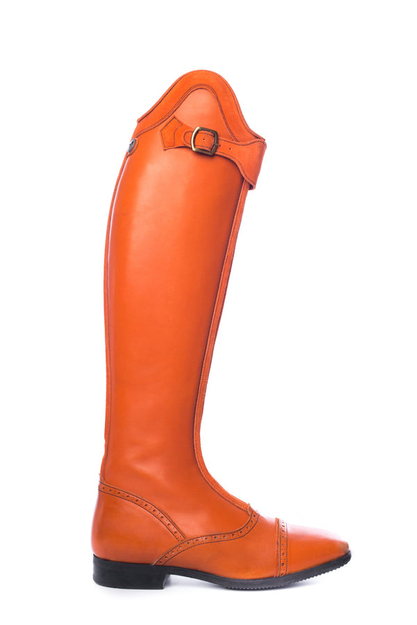 Orange clearance riding boots